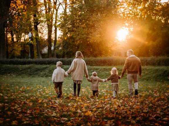 sesja rodzinna jesienią